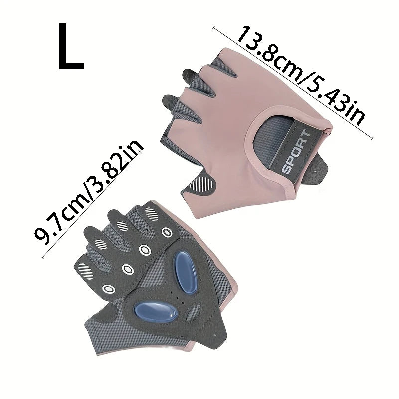 Fitness Cycling Gloves Men Women Anti Slip Shock-Absorbing