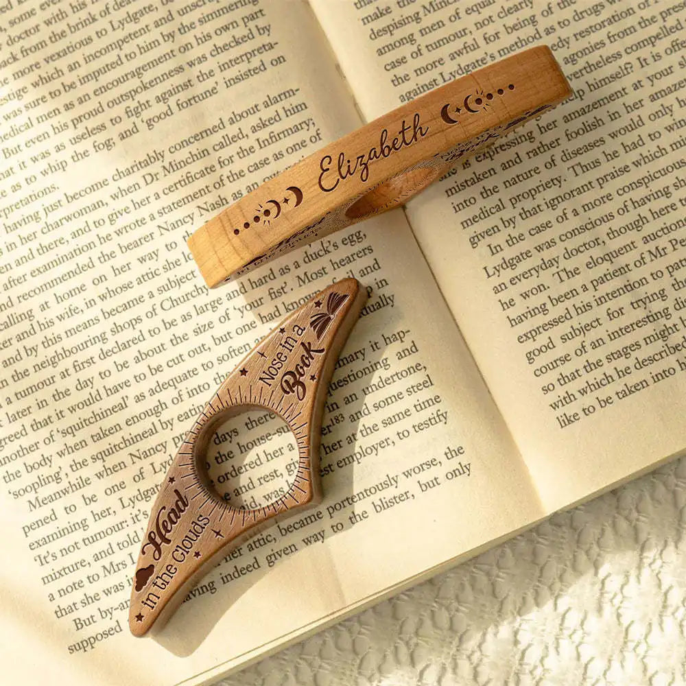 Personalized Thumb Book Page Holder Book Page Holders