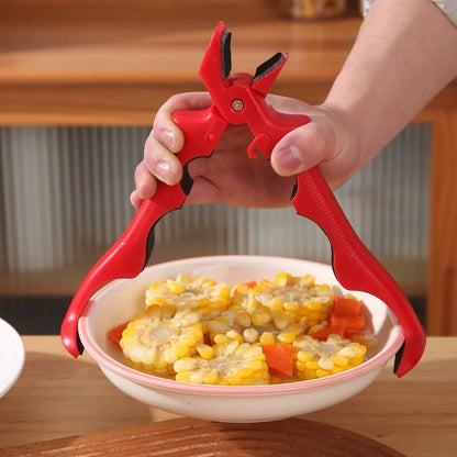 3-in-1 Heat-Proof Dish Clips for Kitchen, Anti-Slip Plate Grippers