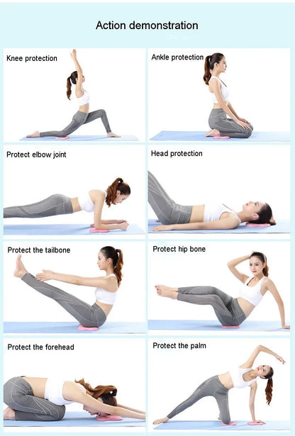 Yoga Kneeling Mat Thickened Flat Support Mat Knee Pad