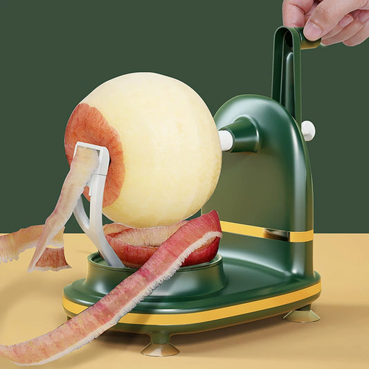 3-in-1Hand-cranked Rotating Fruit/Vegetable Peeler