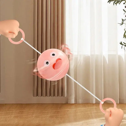 Rotating Flash Flying Ball Toy Rotating Cable Toy LED Light