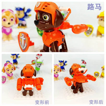 Paw Patrol Action Figure Anime Toy Chase Marshall