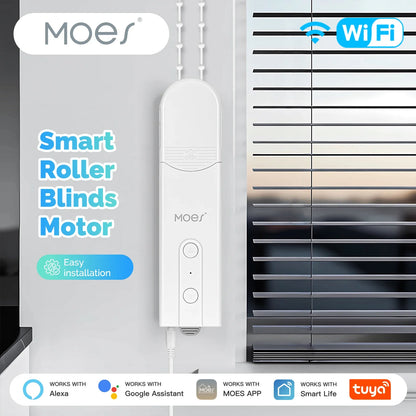 Tuya WiFi Smart Curtain Motor MOES Electric Roller Blinds