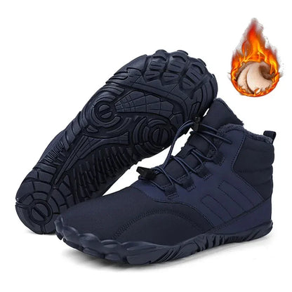 Men Plush Winter Boots Shoes Women Waterproof Snow Cotton Boots