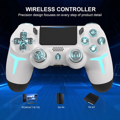 GAMINJA Wireless Game Controller For PS4 PS3 Console