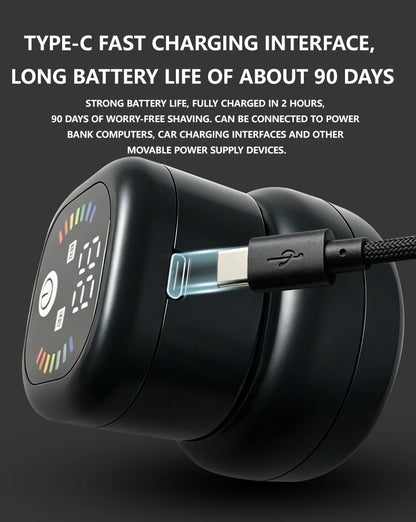 Multi-functional Electric Shaver with Automatic Haircutting