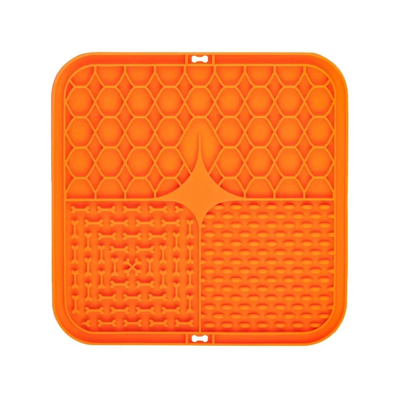 Pet Lick Silicone Mat Slow Feeder Dog Food Plate