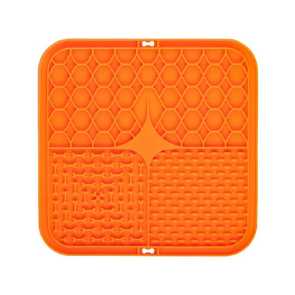 Pet Lick Silicone Mat Slow Feeder Dog Food Plate