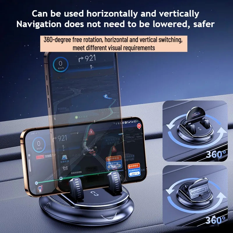 360 Degree Rotating Car Mobile Holder Sticky Suction Cup