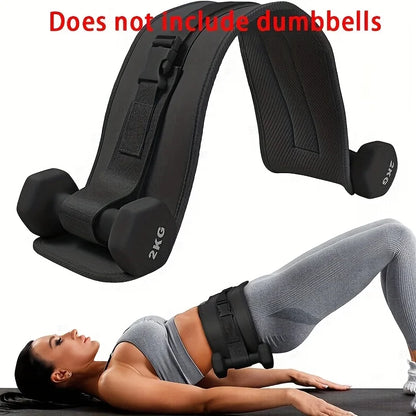 Butt Bridge Trainer Yoga Sport Dumbbell Waist Weight Belt