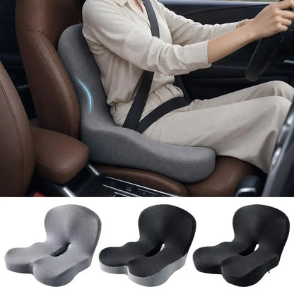 Memory Foam Car Seat Cushion Lumbar Support Ergonomic