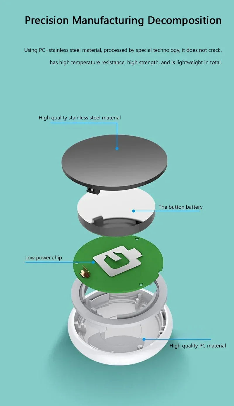 Mini GPS Tracker Bluetooth5.0 Anti-Lost Smart Device