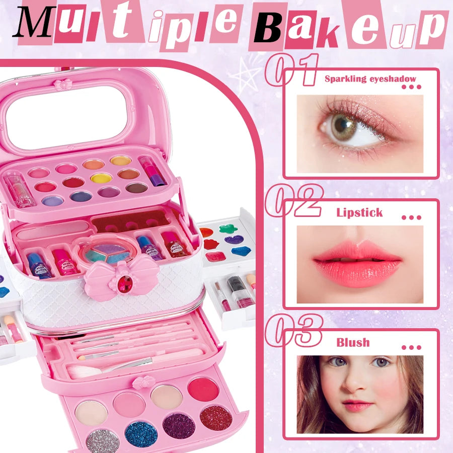 Kids Washable Makeup Girl Toys - Kids Makeup Kit