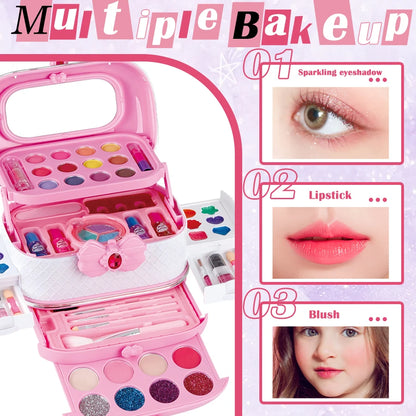 Kids Washable Makeup Girl Toys - Kids Makeup Kit