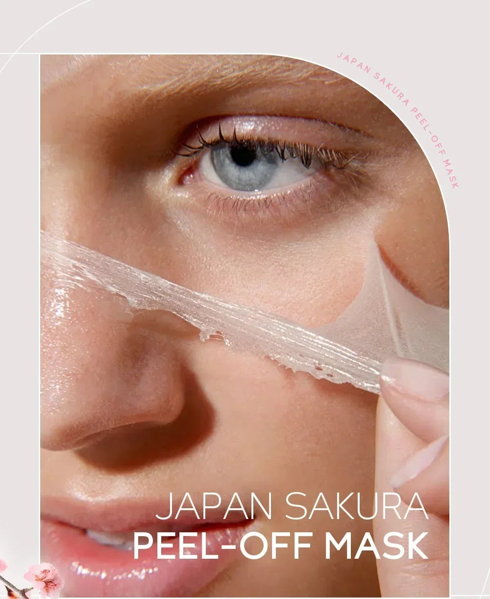 Cherry Blossom Peel Off Mask ,Hydrating & Deep Cleansing