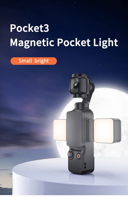 Mini Magnetic LED Fill Light Photography Lighting Camera