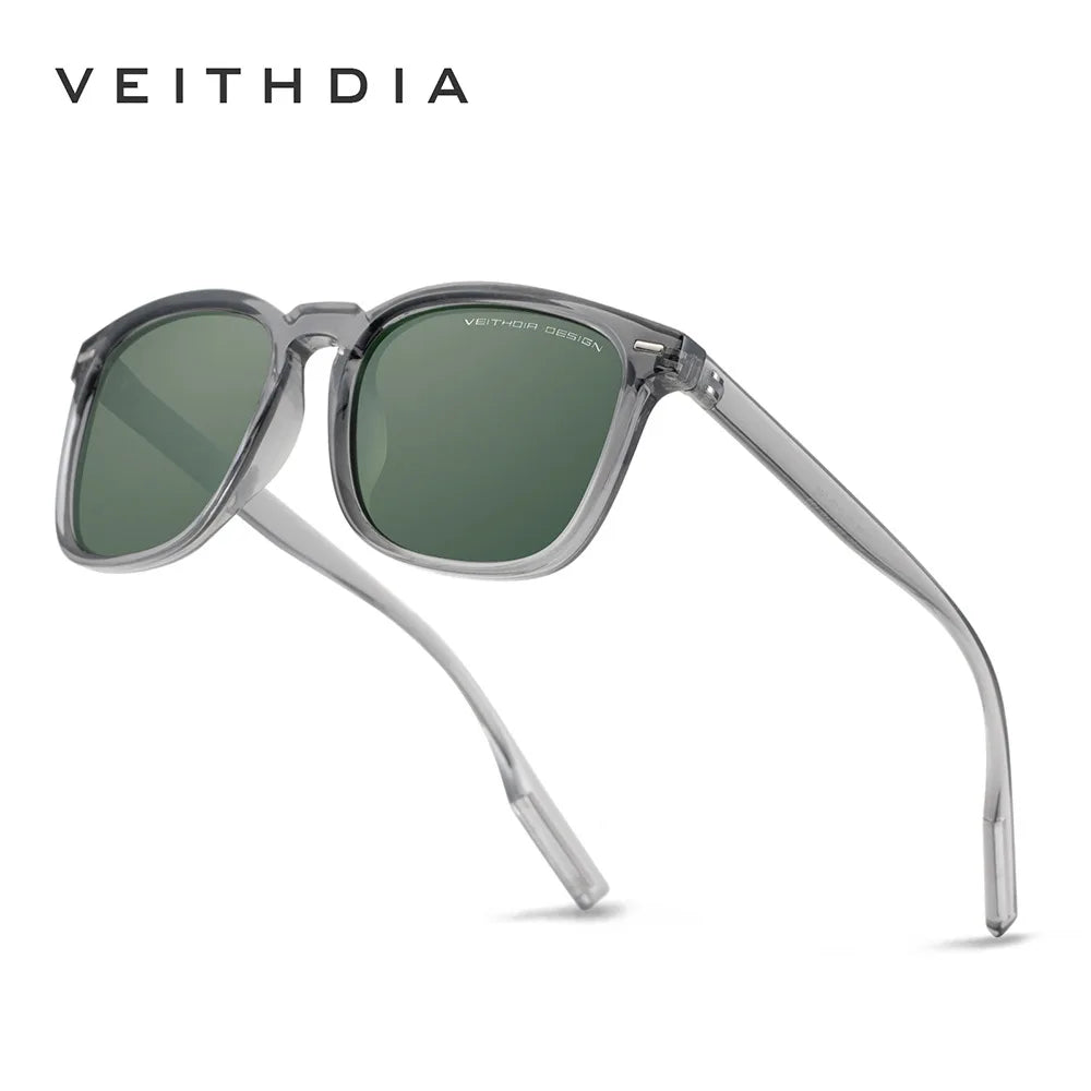 VEITHDIA Fashion Vintage Polarized Sunglasses for Men and Women