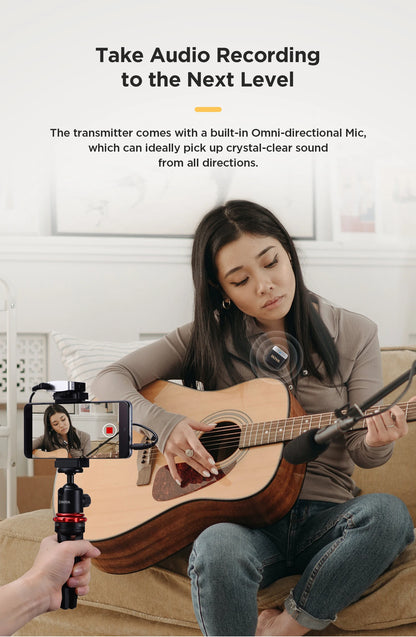 BOYA BY-M1V Wireless Lavalier Microphone