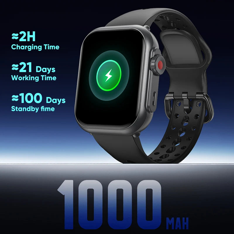 Watch Ultra 2 SE Men Women 1000mAh AMOLED Heart Rate
