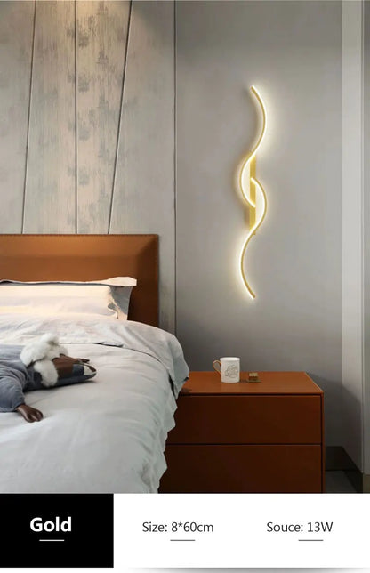 Minimalist Bedroom LED Wall Lamps Decor Wall Lights