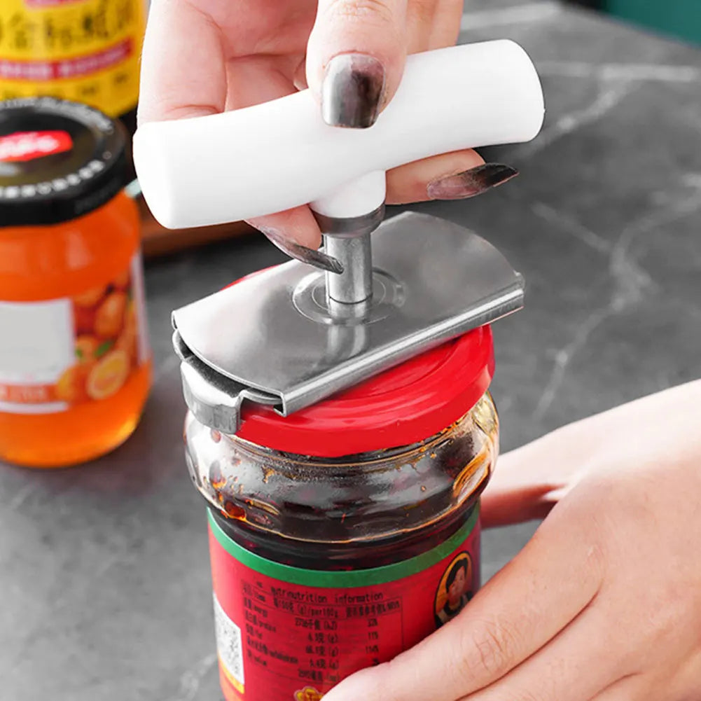 Stainless Steel Multi-Use Jar Opener | Adjustable Labor-Saving Tool