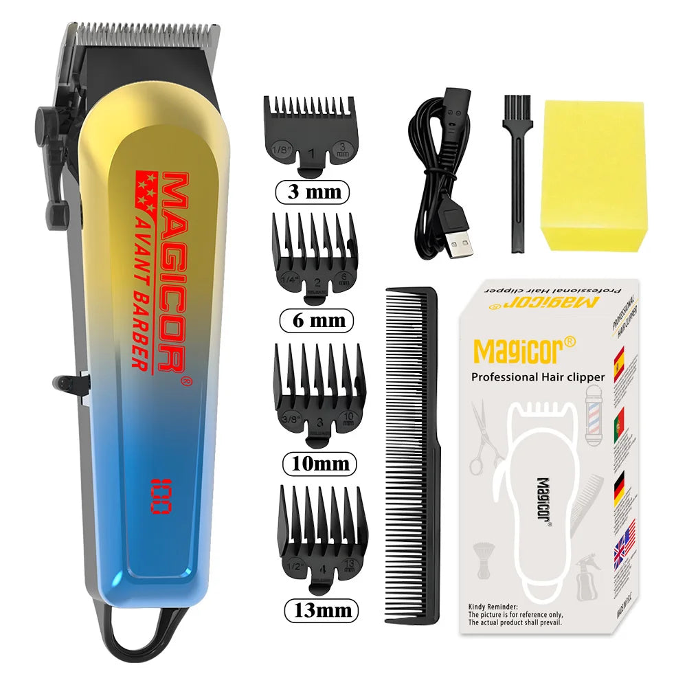 Professional Hair Clipper Lithium Battery Trimmer