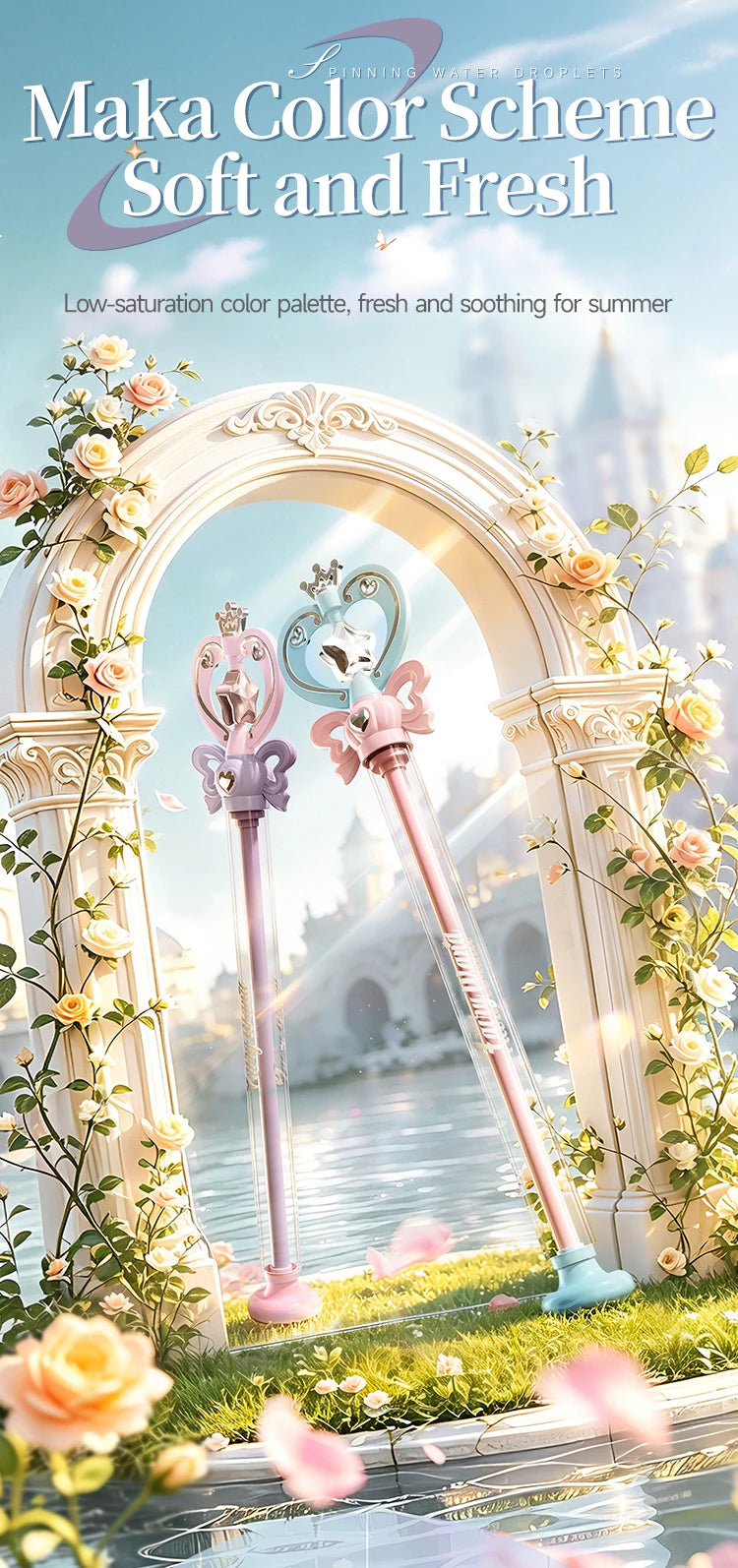 Magic Fairy Wand Water Gun Sparkling Summer Water Play