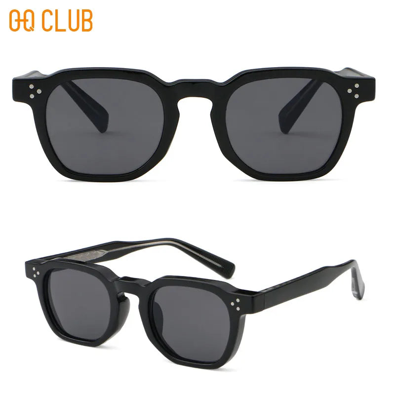 Retro Punk Polarized Lenses Men Sunglasses Square Trends