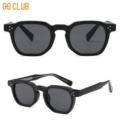 Retro Punk Polarized Lenses Men Sunglasses Square Trends