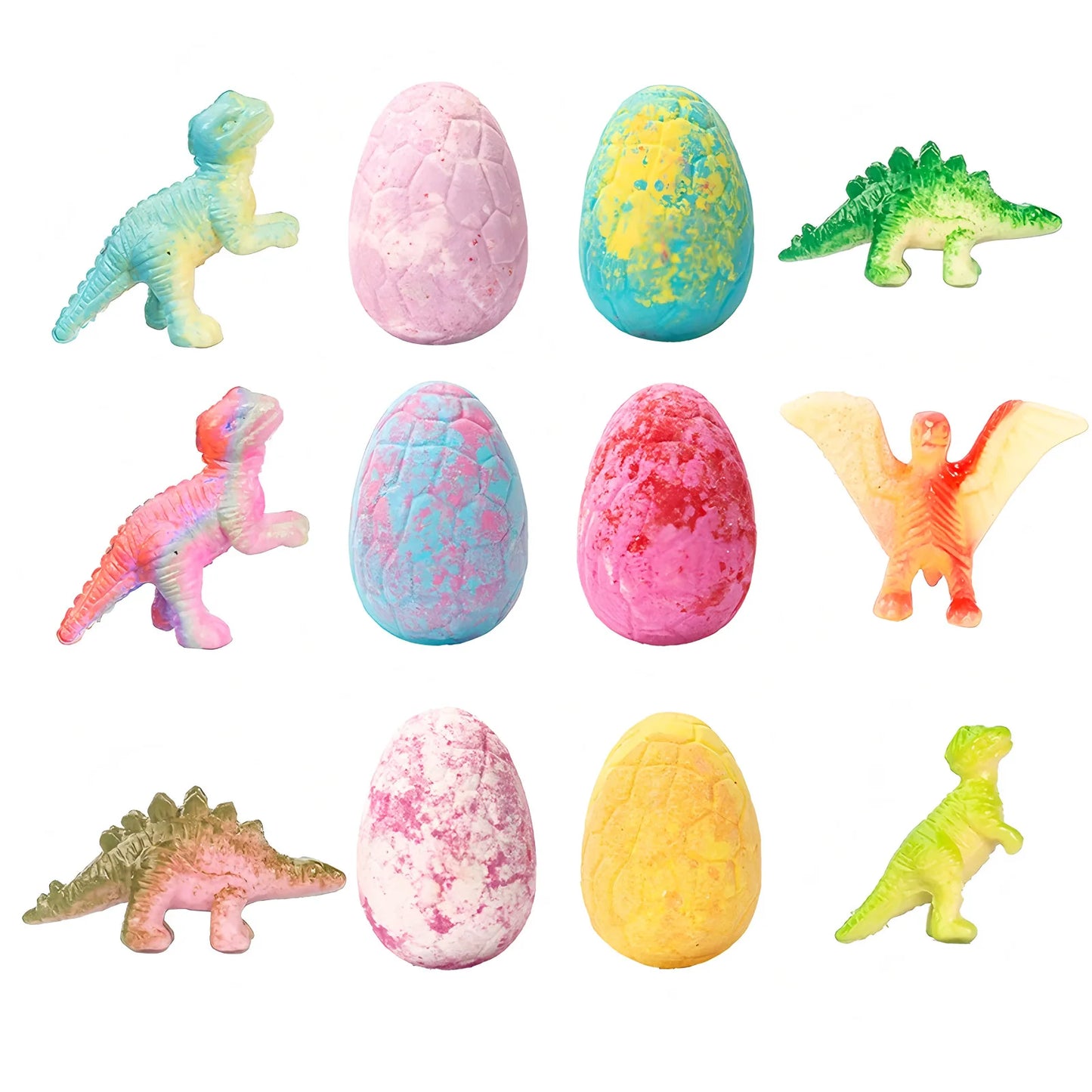 6PCS Children's Dinosaur Egg Bomb Bath Salt Balls Fun