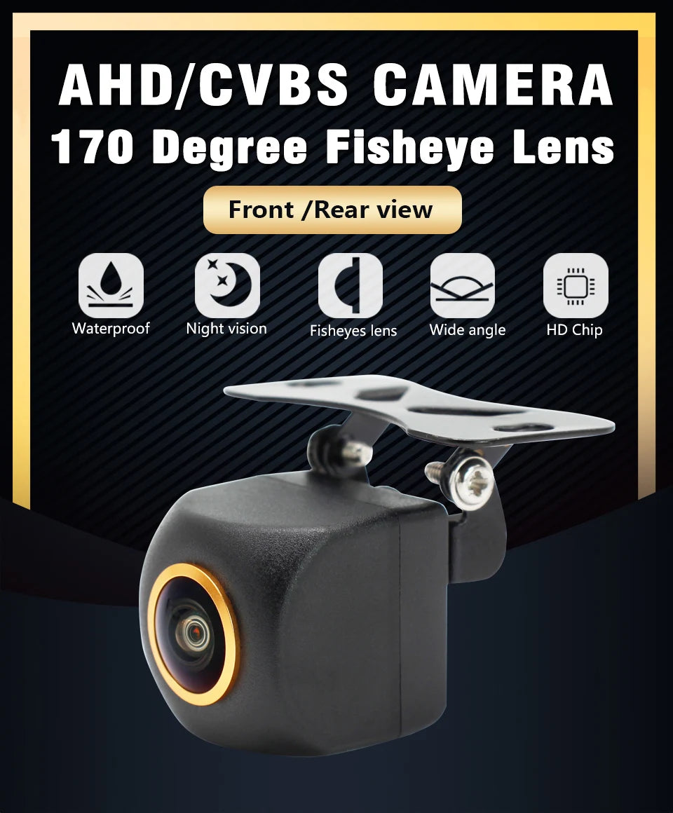 180 Golden Lens AHD 1080P Car Rear View Camera
