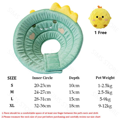 Soft Elizabeth Recovery Collar for Cats Dogs - Anti-Lick Bite Protection Cone