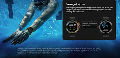 HAYLOU Solar Ultra GPS Smartwatch 1.6” AMOLED Display