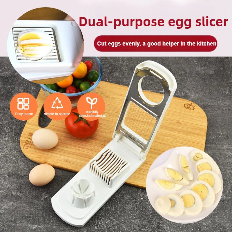 Multi Functional Kitchen Ingredient Fancy Egg Cutting