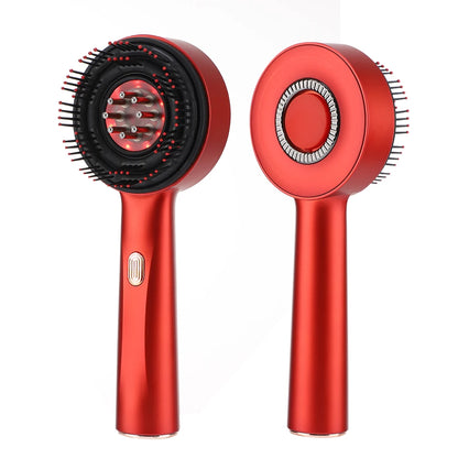 Electric Massage Comb Vibration Red Light Therapy Hair Growth