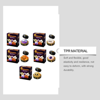 Soft Squishy Dumpling Toy With Halloween Theme Box