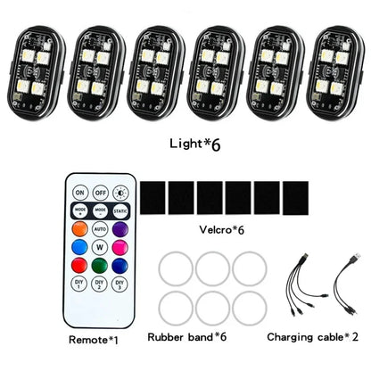 Wireless Light Aircraft Airplane Helicopter Warning Lights