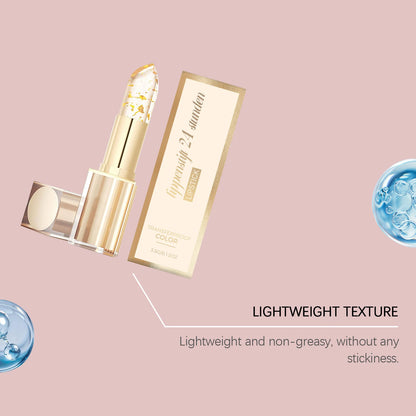 Gold Foil Color Changing Lipstick Fade Lip Line Enhance