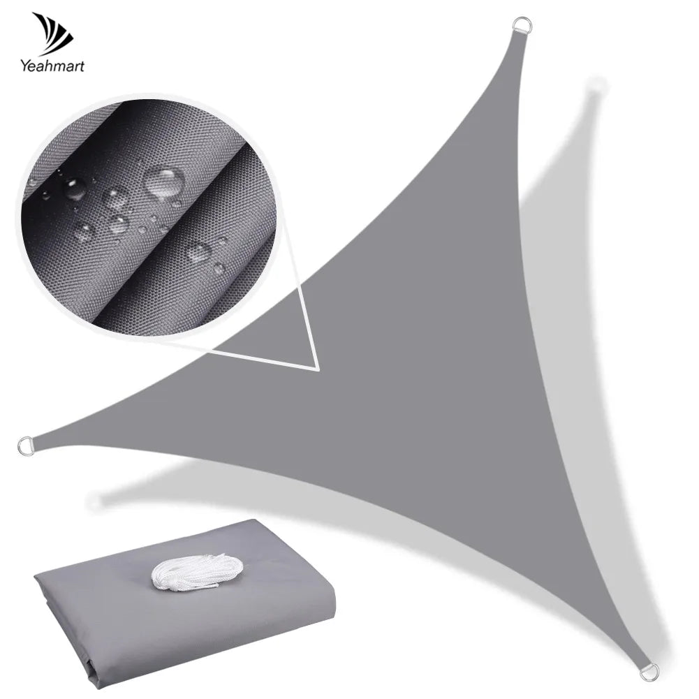 Waterproof Sun Shelter Triangle Sunshade Protection Outdoor