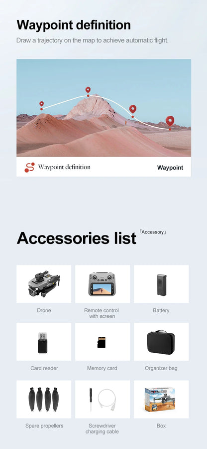 New K19 MAX GPS Drone Professional 8K Camera