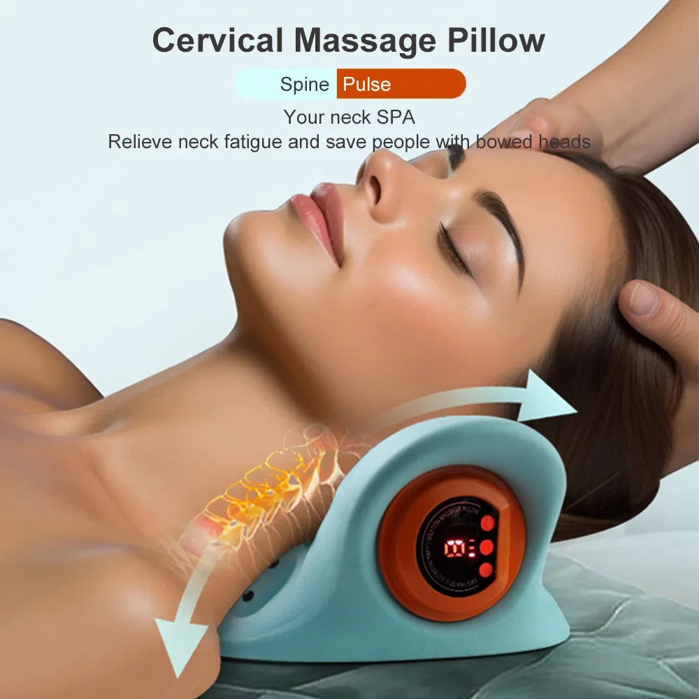 Electric Neck Stretcher EMS Pulse Cervical Traction Machine