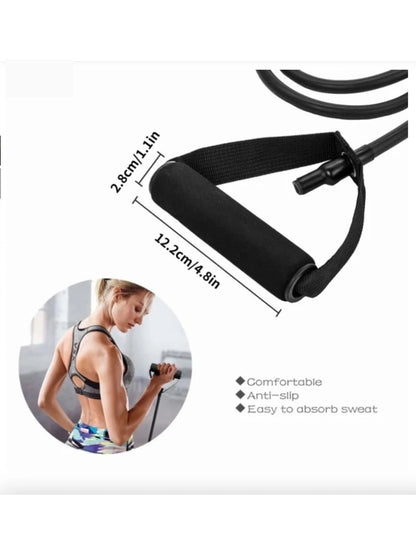 5 Levels Yoga Fitness Tensioner Resistance Band With Handles