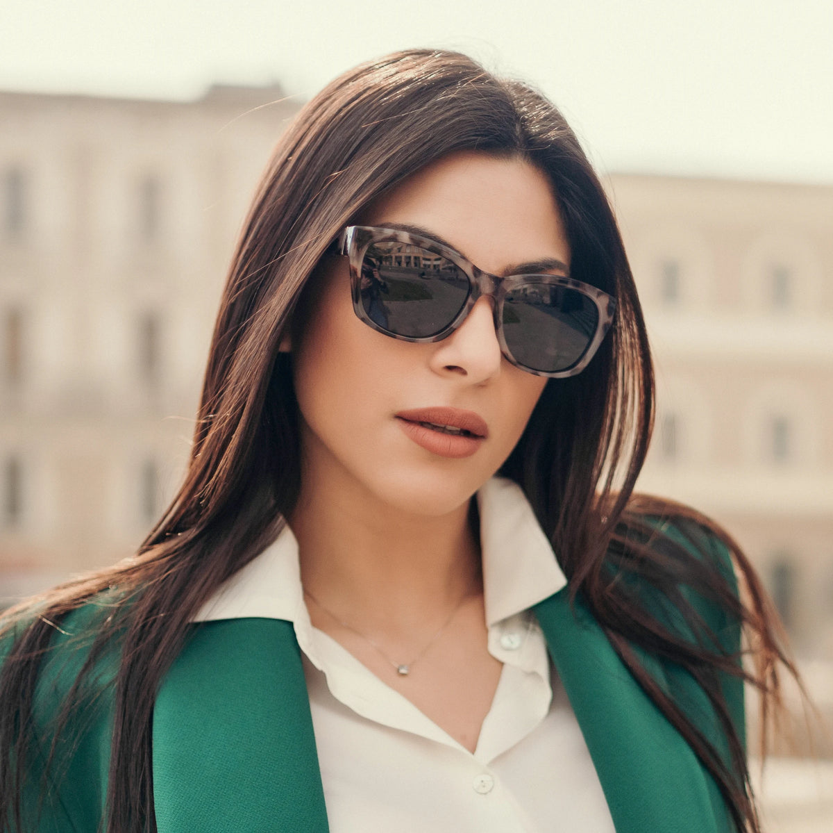 ZENOTTIC Butterfly Women Oversized Polarized Sunglasses