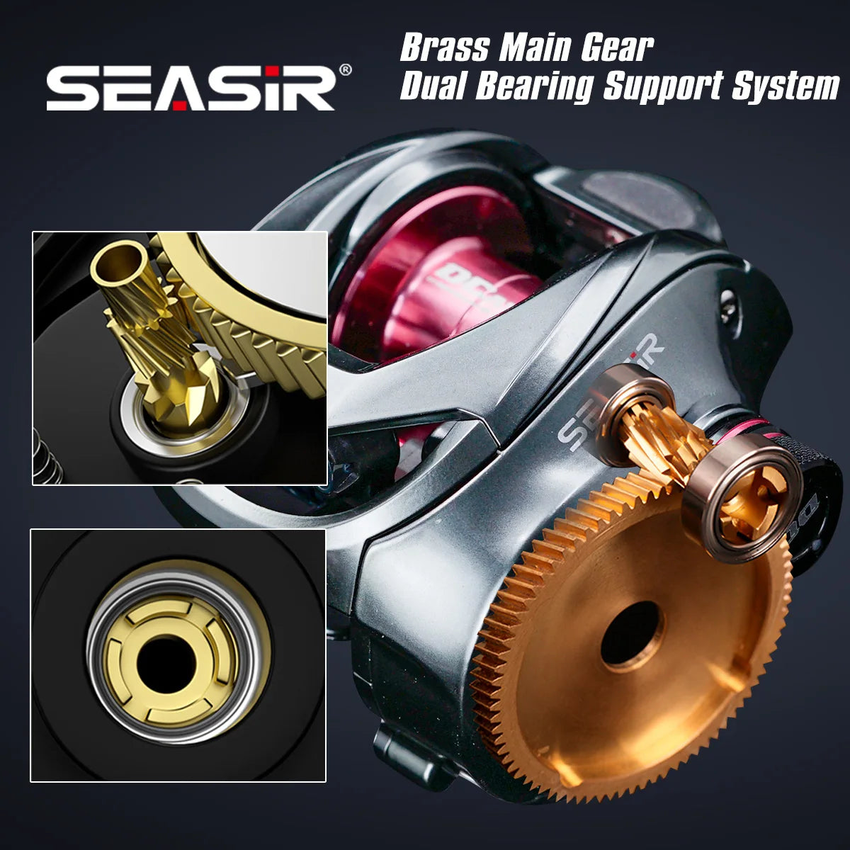 SEASIR DCAST DC Baitcasting Fishing Reel Digital Control