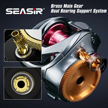 SEASIR DCAST DC Baitcasting Fishing Reel Digital Control