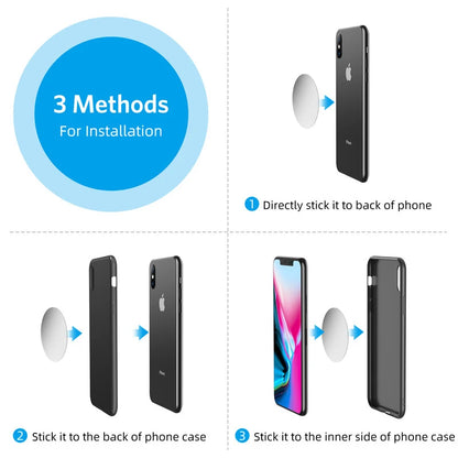 Magnetic Car Phone Holder Air Vent Clip Mount 360 Rotation