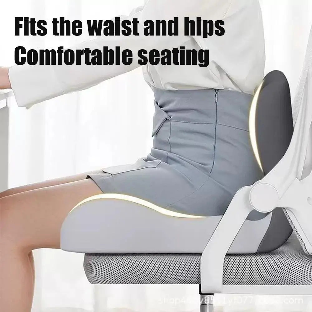 Memory Foam Car Seat Cushion Lumbar Support Ergonomic