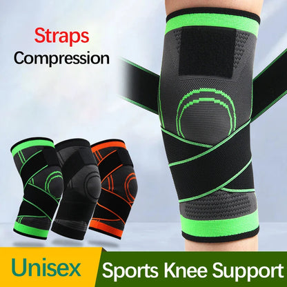 Fitness Knee Sleeve Sports Straps Compression Gym