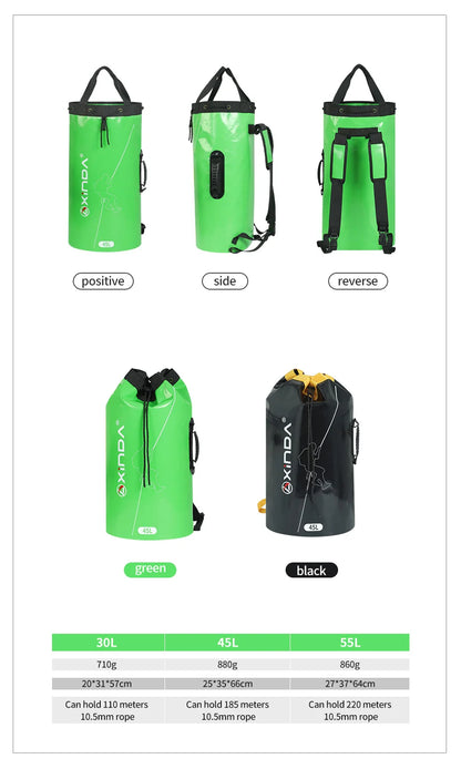 Xinda Outdoor Rock Climbing Rope Bag Rescue